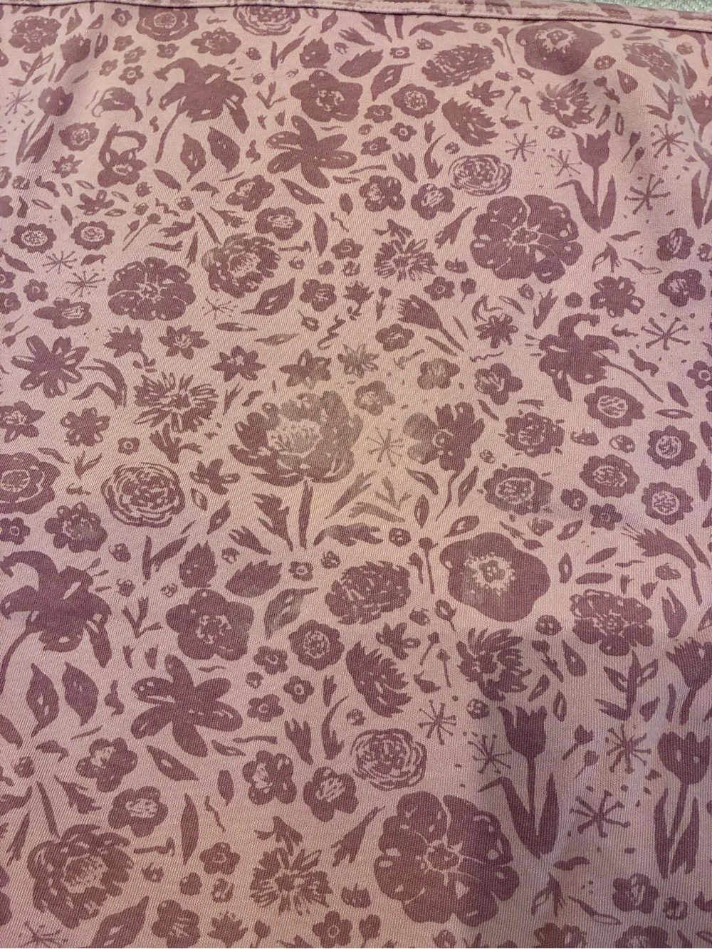 Loved Baby Mauve Floral layette Onesie & swaddle Blanket Set